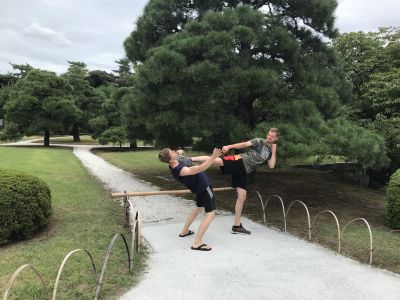 david en jacob in japan