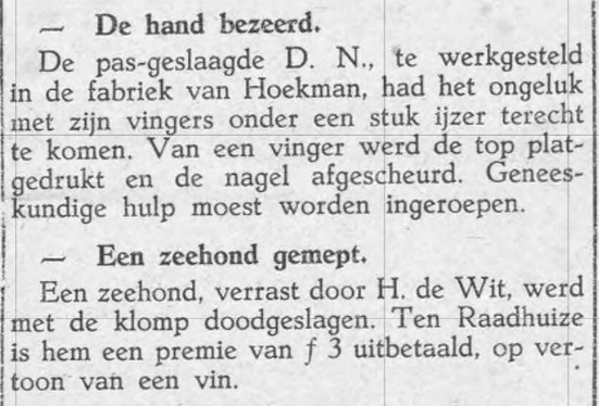 1928 Hand bezeerd 