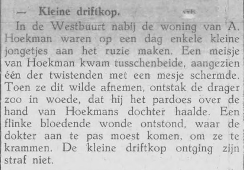 1930 Kleine driftkop